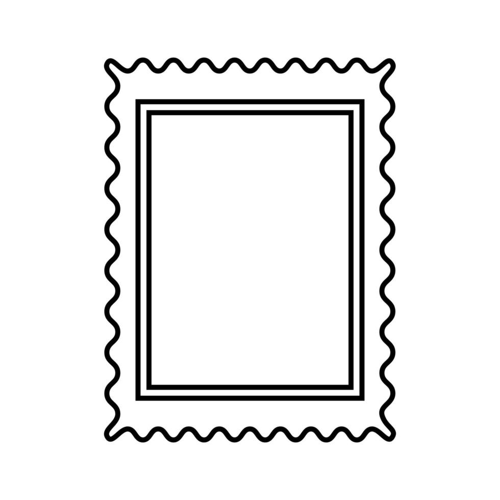 Stamp black color icon . vector