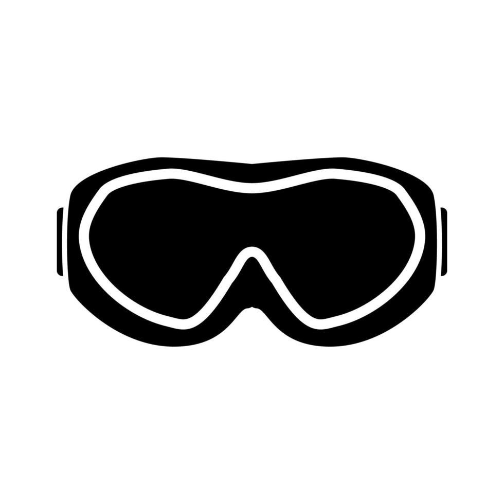 Ski goggles black color icon . 5199678 Vector Art at Vecteezy
