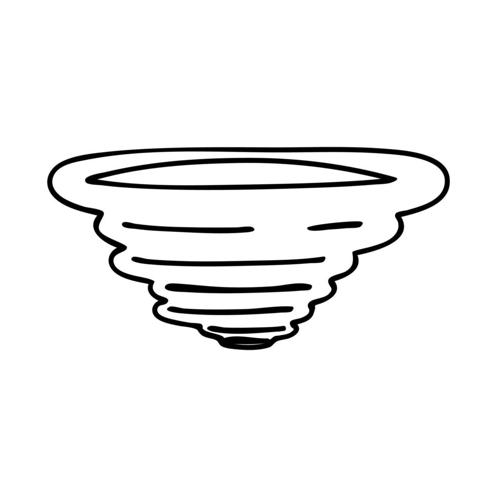 Whirlwind it is black icon . vector