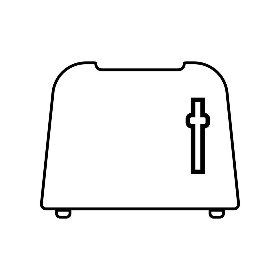 Toaster black color icon . vector