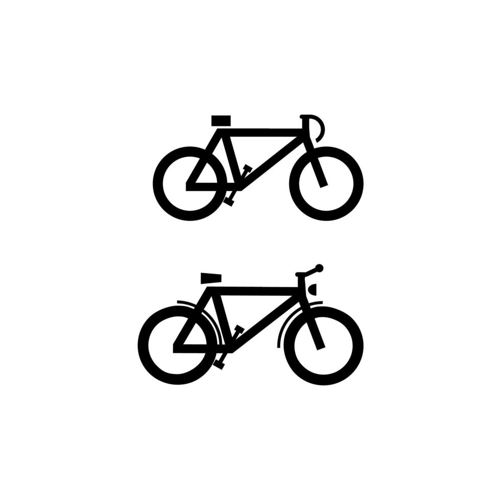 vector de bicicleta sobre fondo blanco