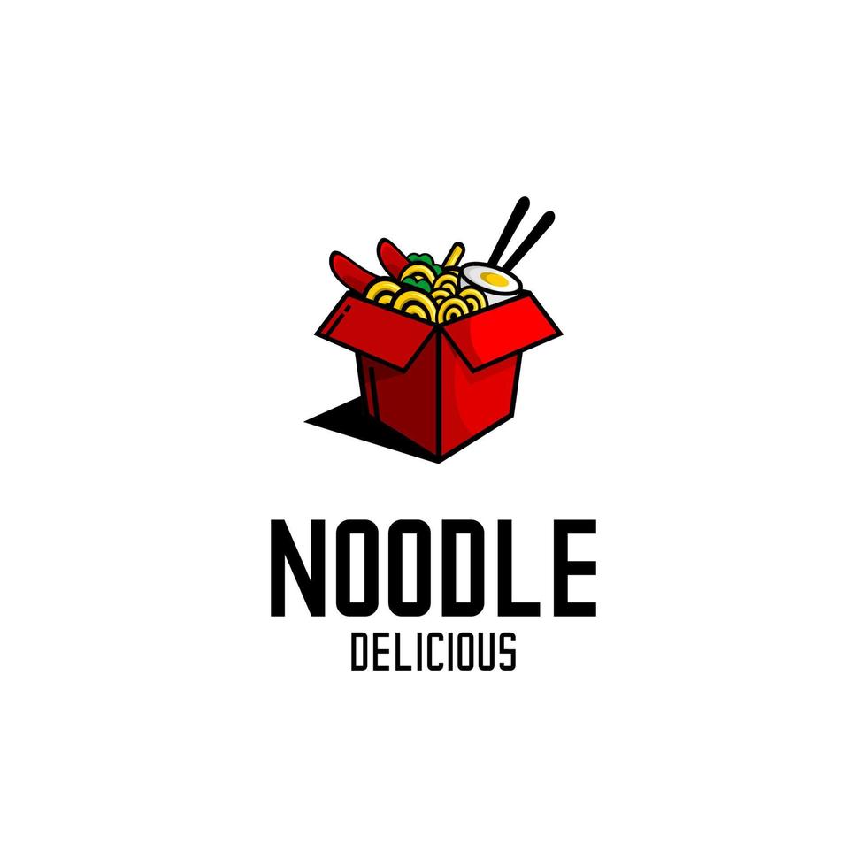 NOODLES BOX LOGO VECTOR