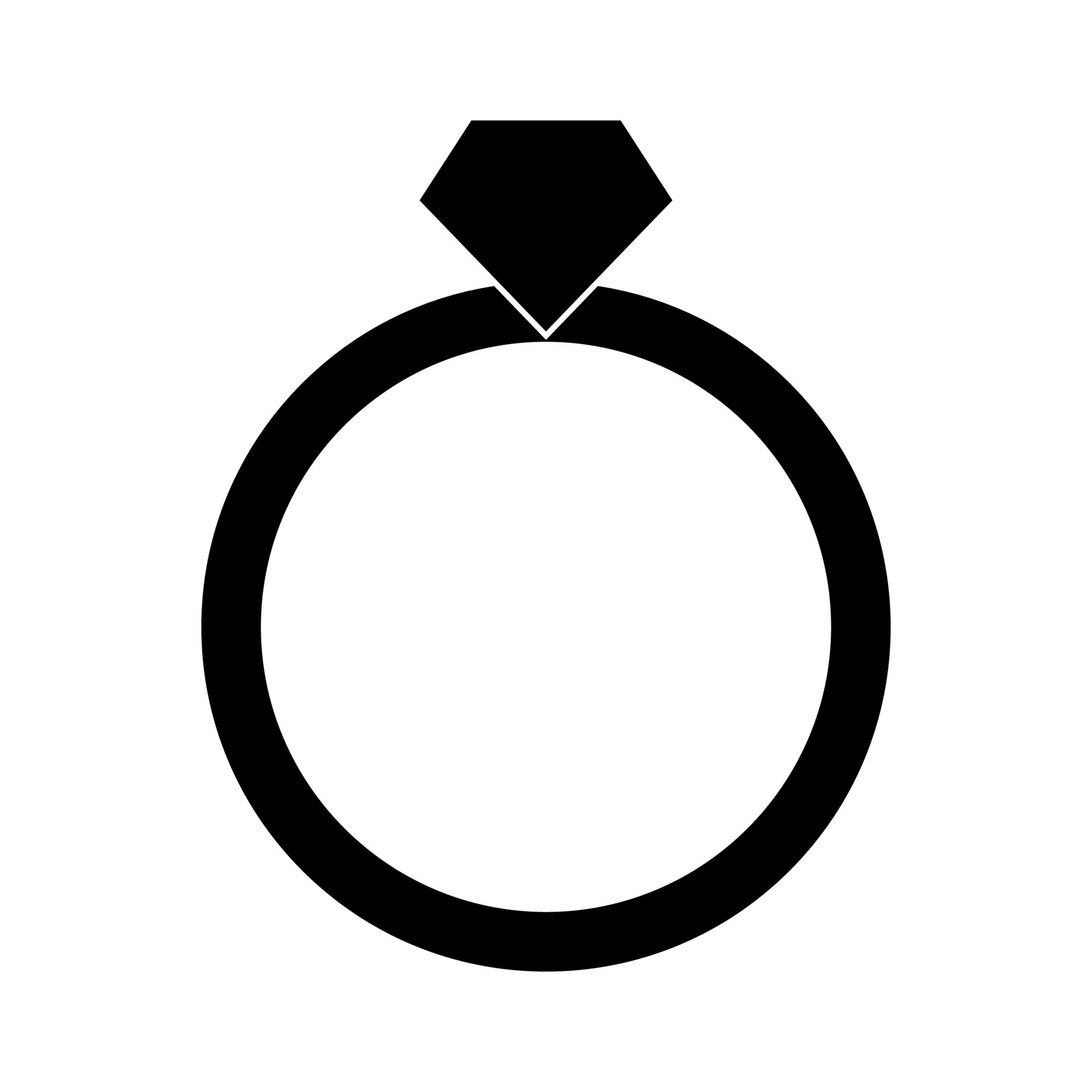 Ring black color icon . 5200475 Vector Art at Vecteezy