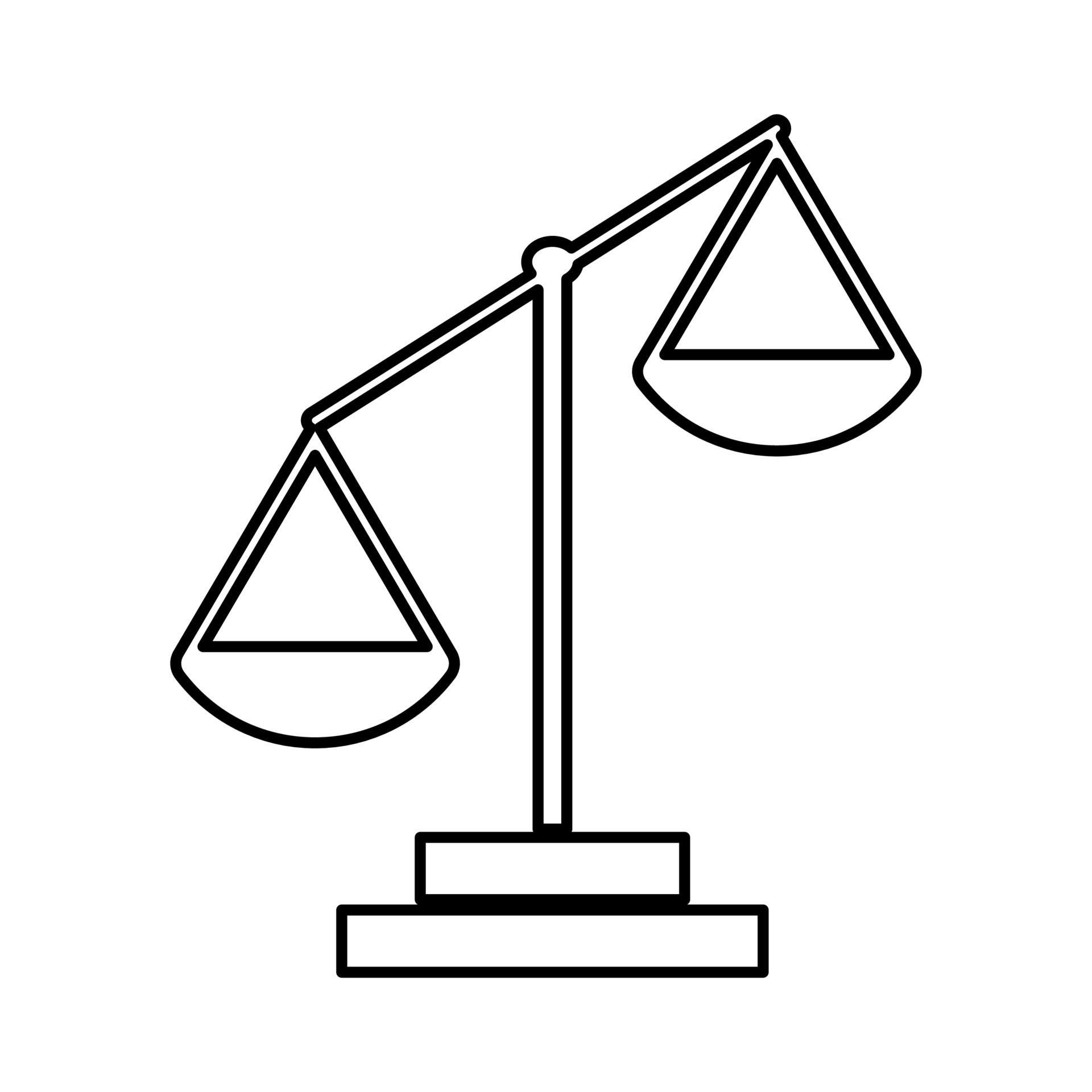 Balance Scale Coloring Page