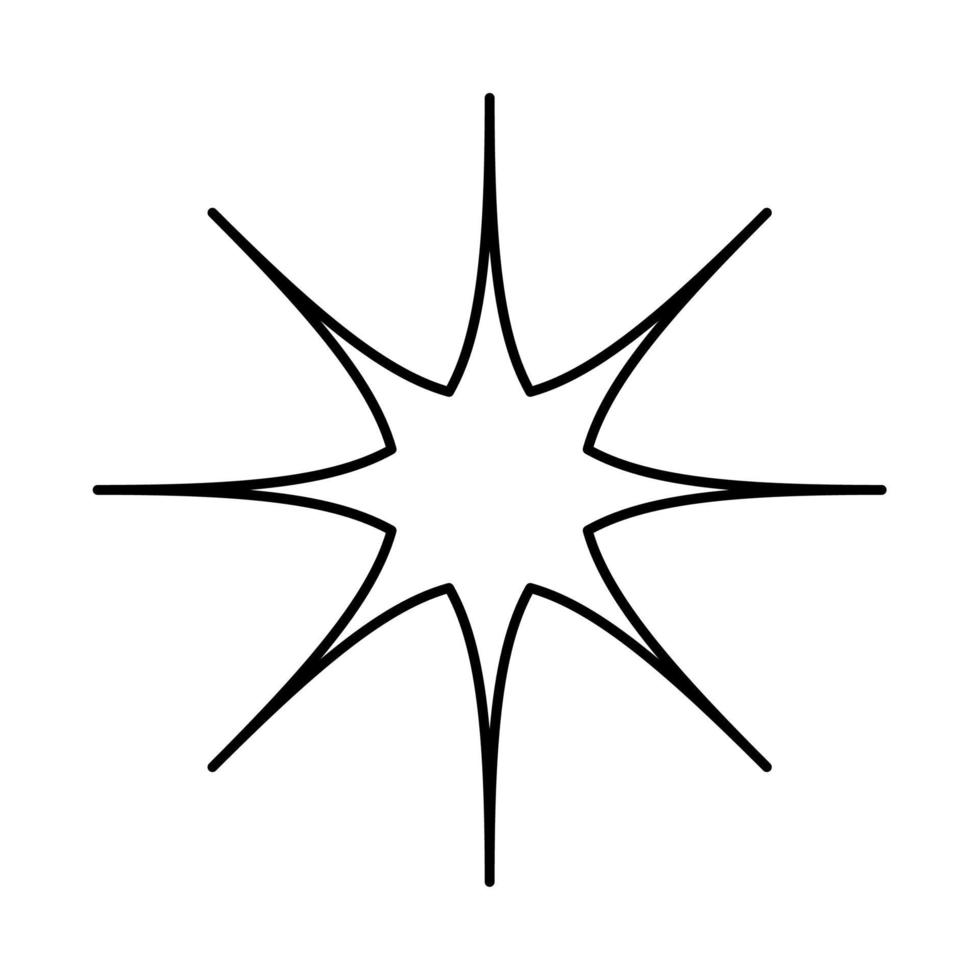 Star it is black icon . vector