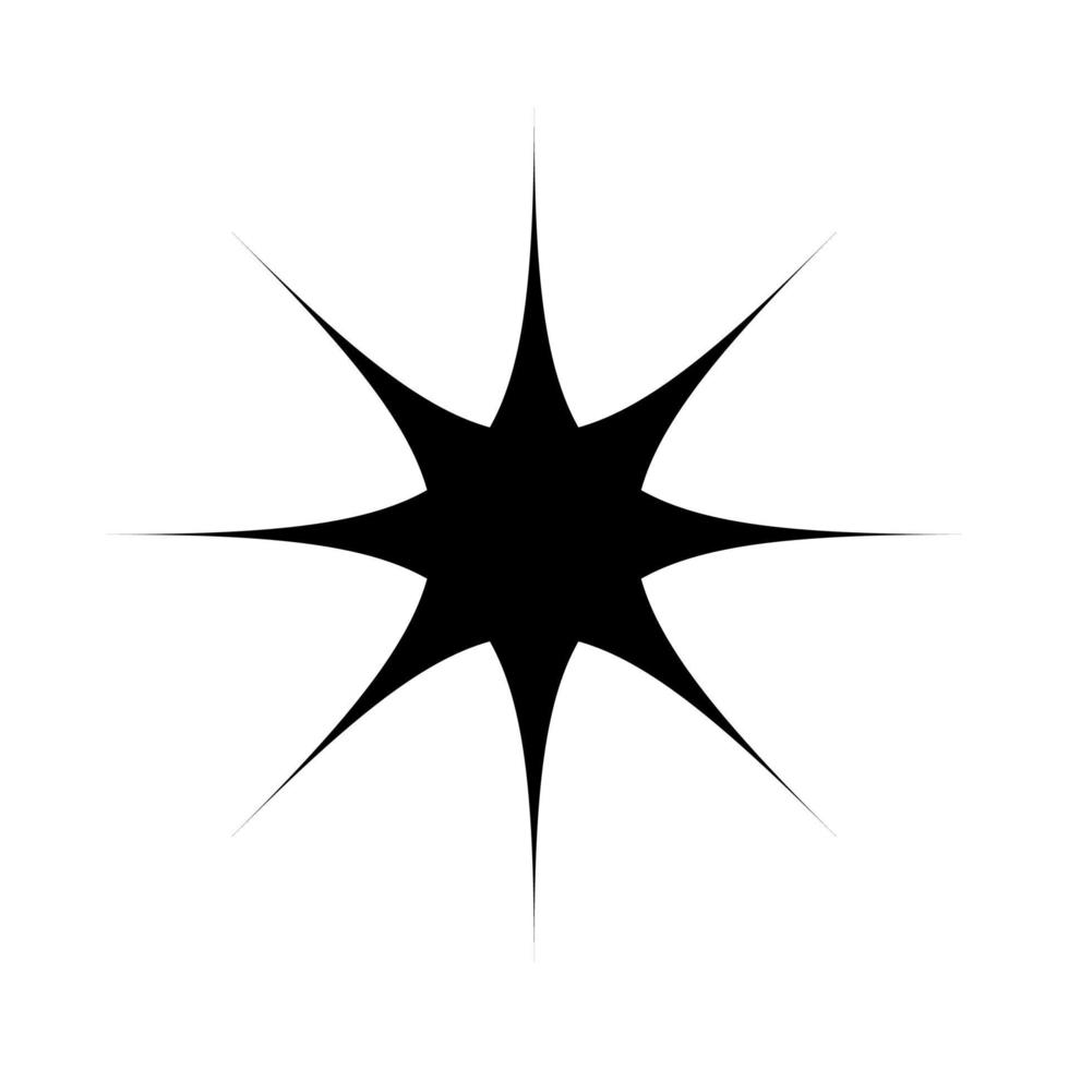 Star it is black icon . vector