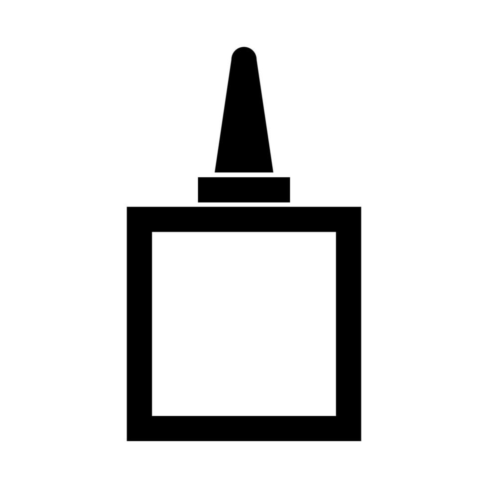 Glue it is black icon . vector