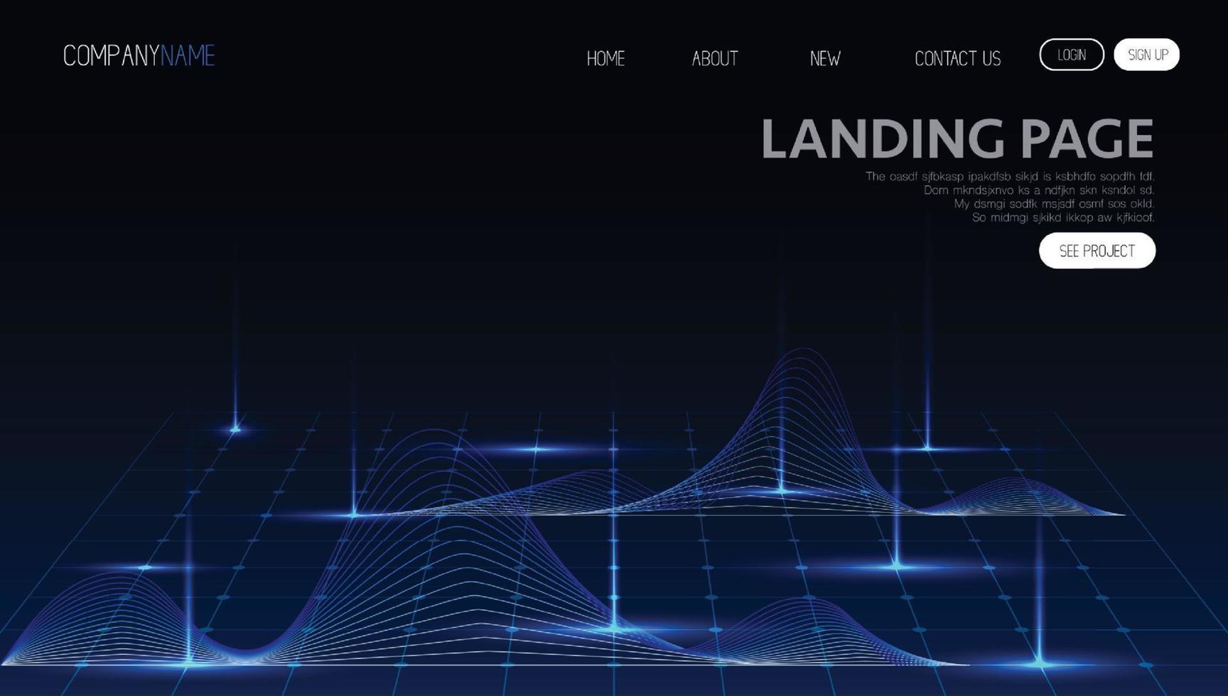 Abstract technology data visualization background. network futuristic wireframe. artificial intelligence. cyber security. visual information complexity. Intricate data threads plot. vector