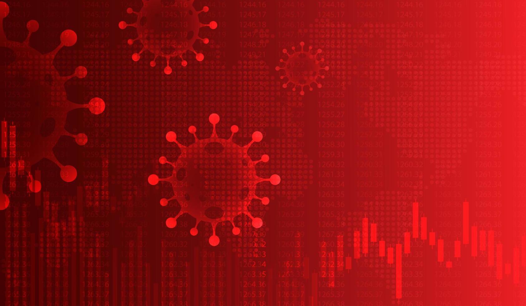 omicron, nueva variante del coronavirus covid19 con alfa, beta, delta y gamma. el gráfico está cayendo de la crisis económica en el efecto del mapa mundial a la depresión económica mundial y la tasa de desempleo vector