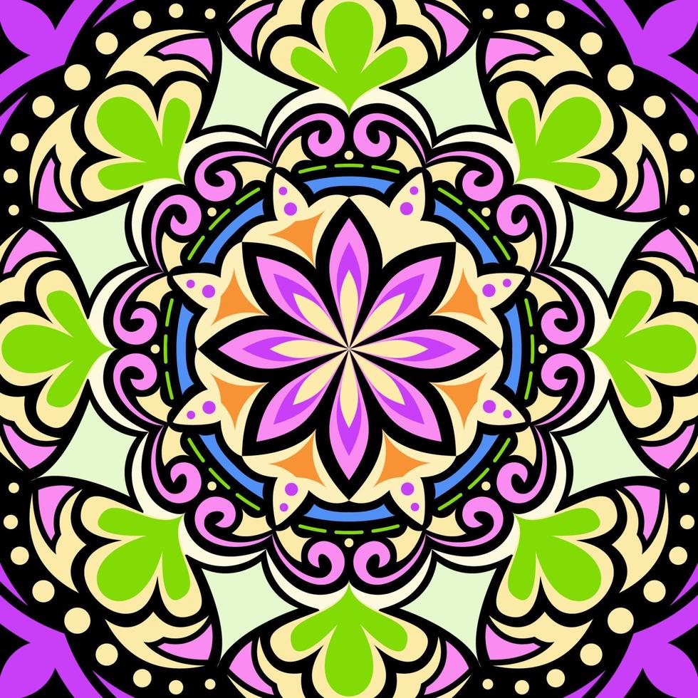 ethnic geometric background vector