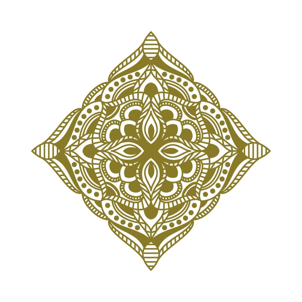 ethnic mandala abstract art design vector