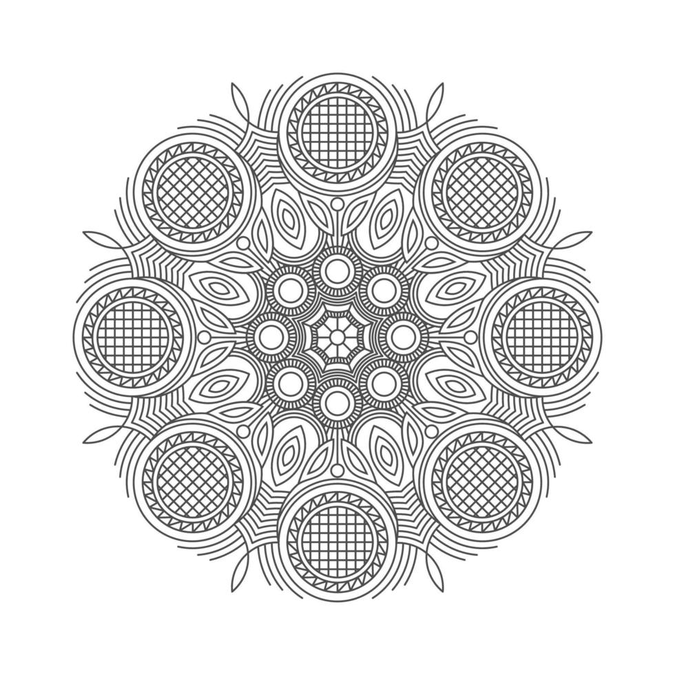 mandala art design vector