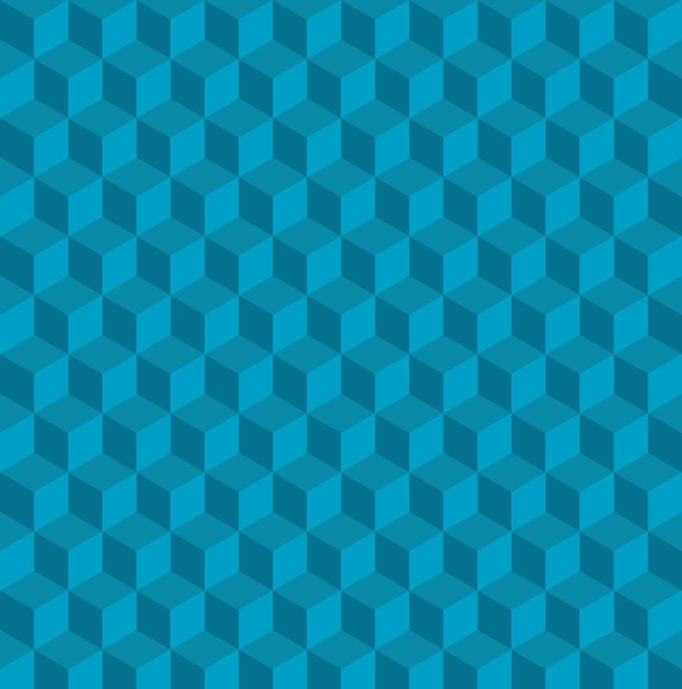 fondo de vector geométrico. formas de cubos de patrones sin fisuras. decoración abstracta. ilustración - vector