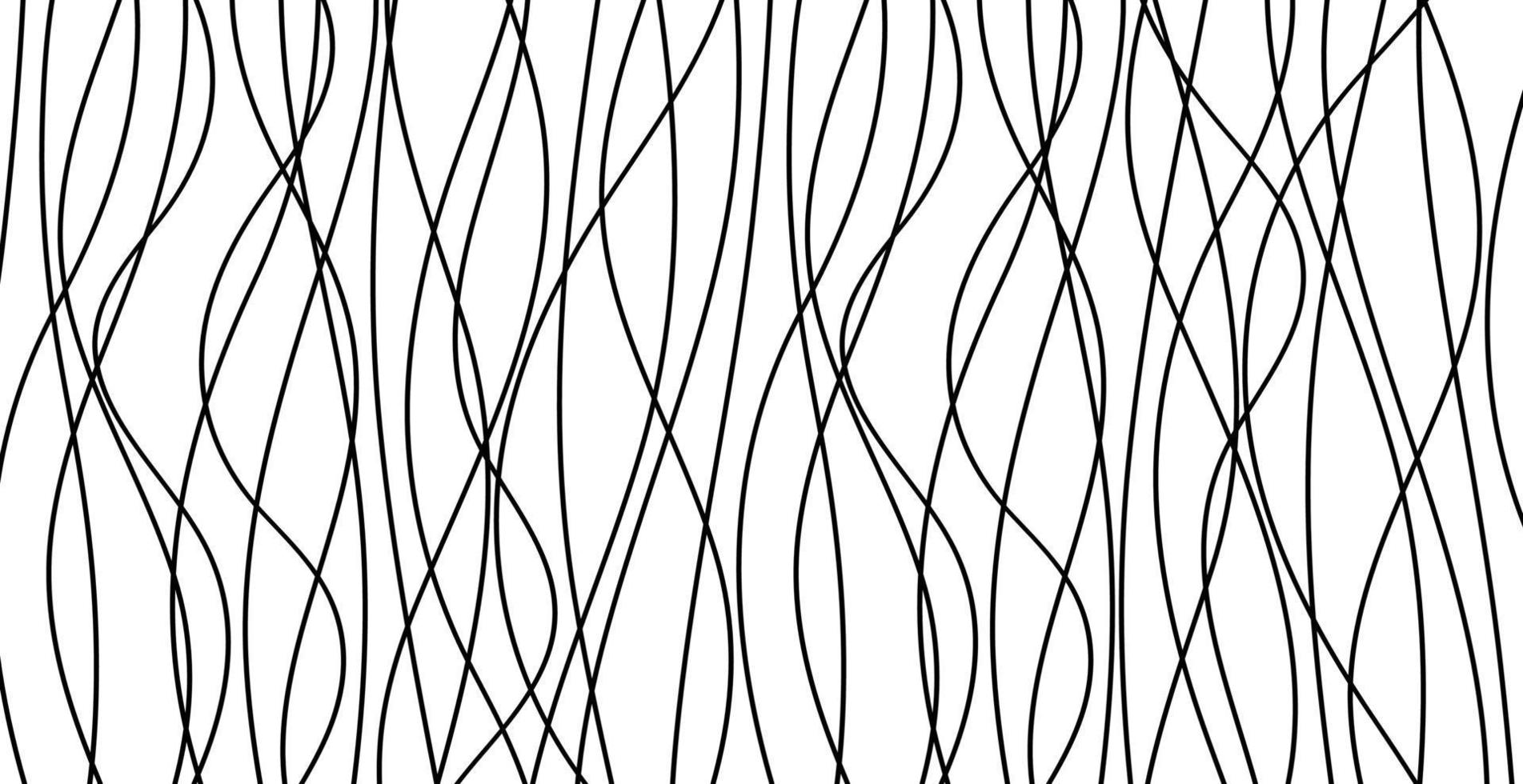 Hand drawn line background vector