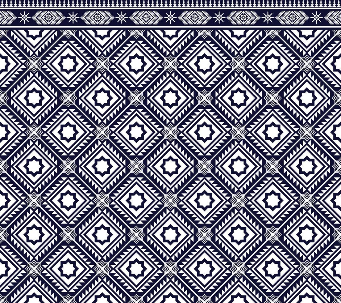 Pattern Ethnic fabric texture Geometric Vector Aztec oriental illustration retro ceramic tile
