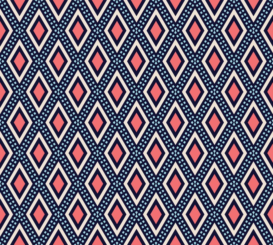 Pattern Ethnic fabric texture Geometric Vector Aztec oriental illustration retro ceramic tile