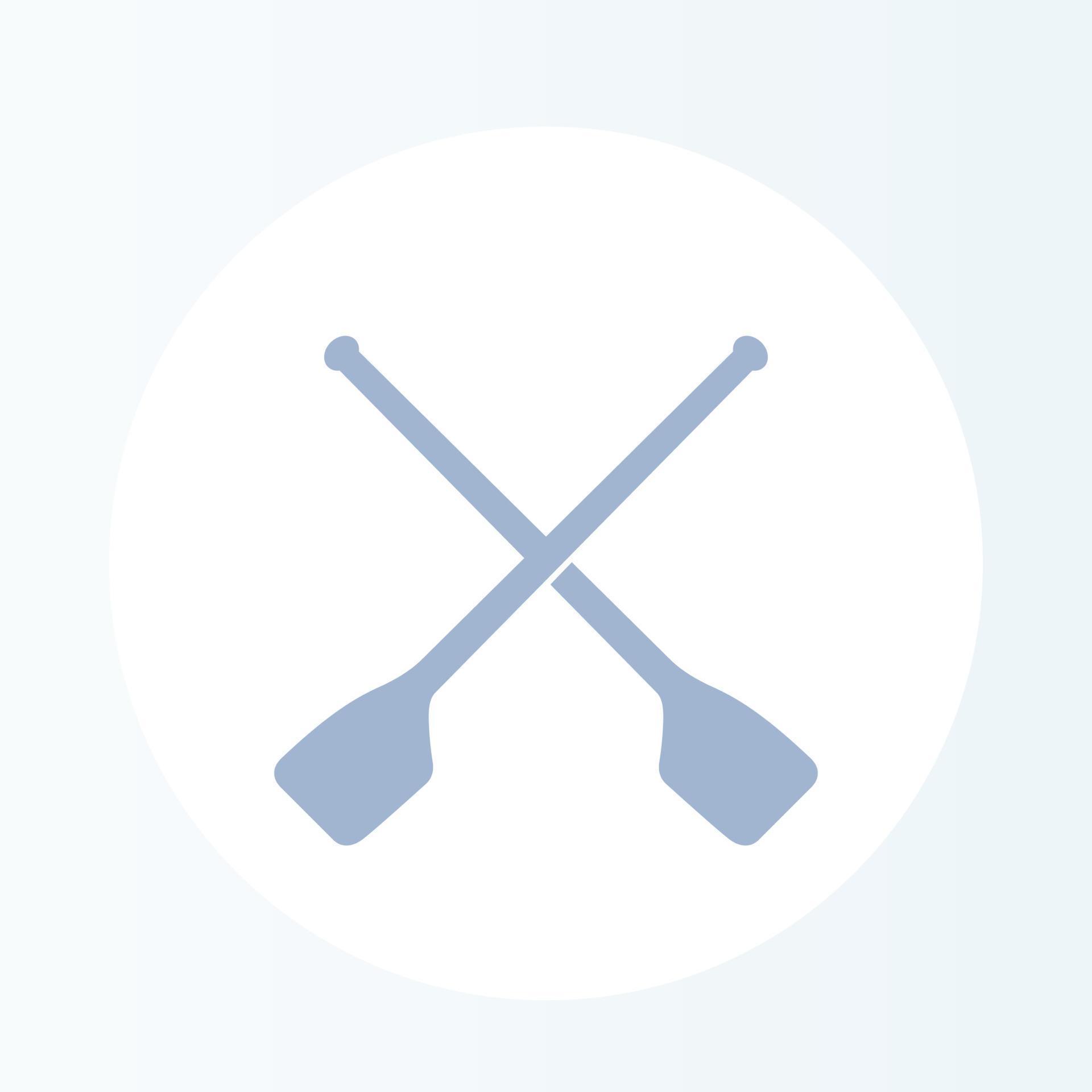 Oars, rowing icon 5201985 Vector Art at Vecteezy