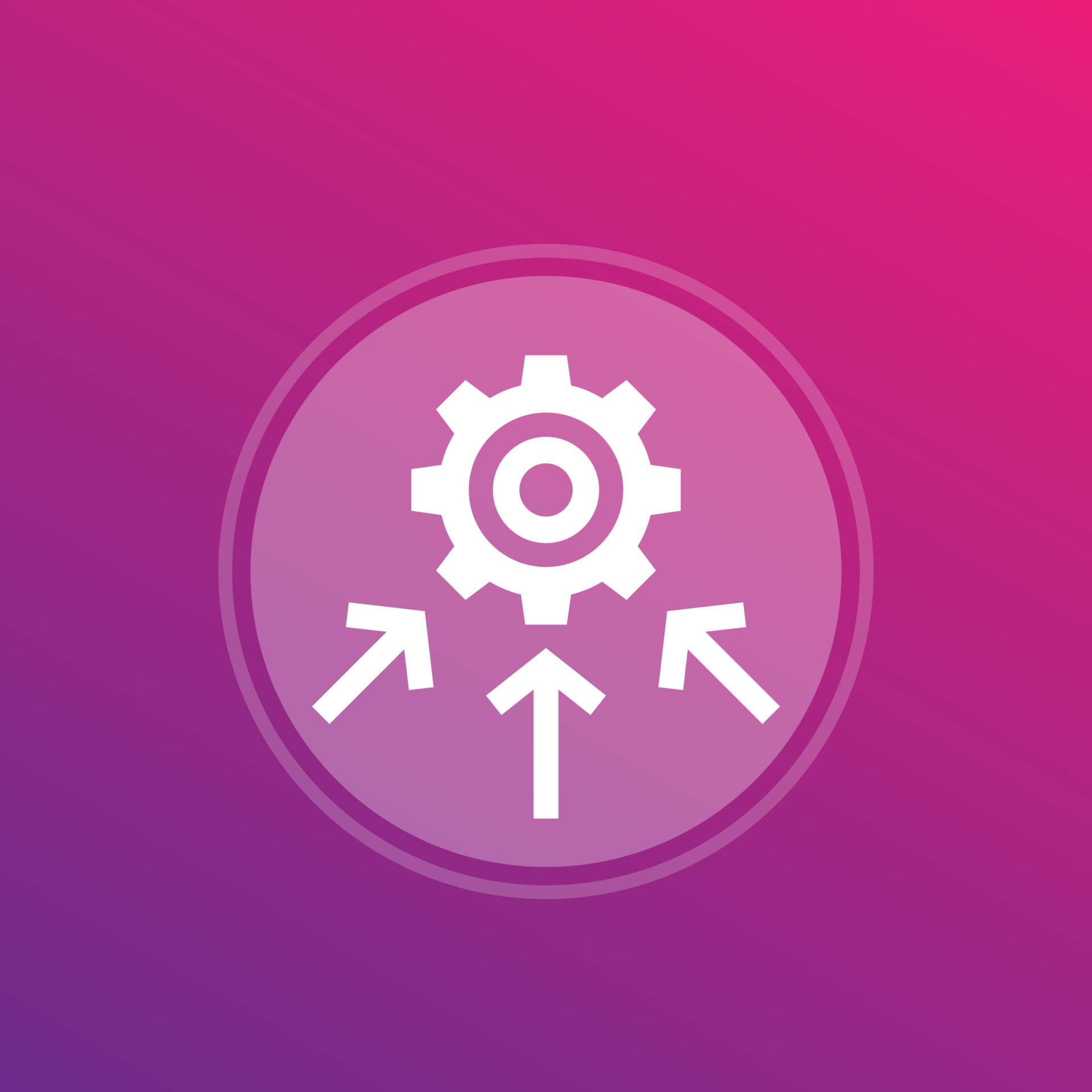 Integration process, technology icon 5202032 Vector Art at Vecteezy