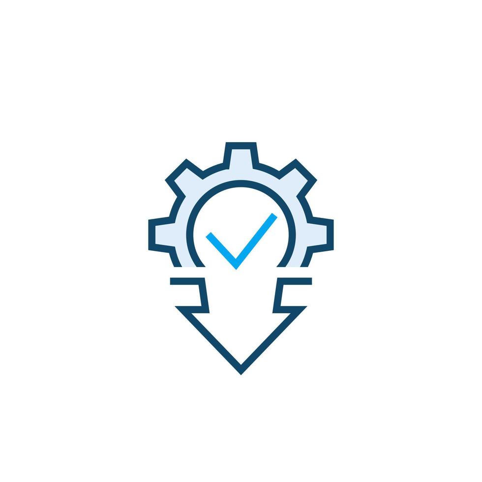 cost reduction icon, line vector