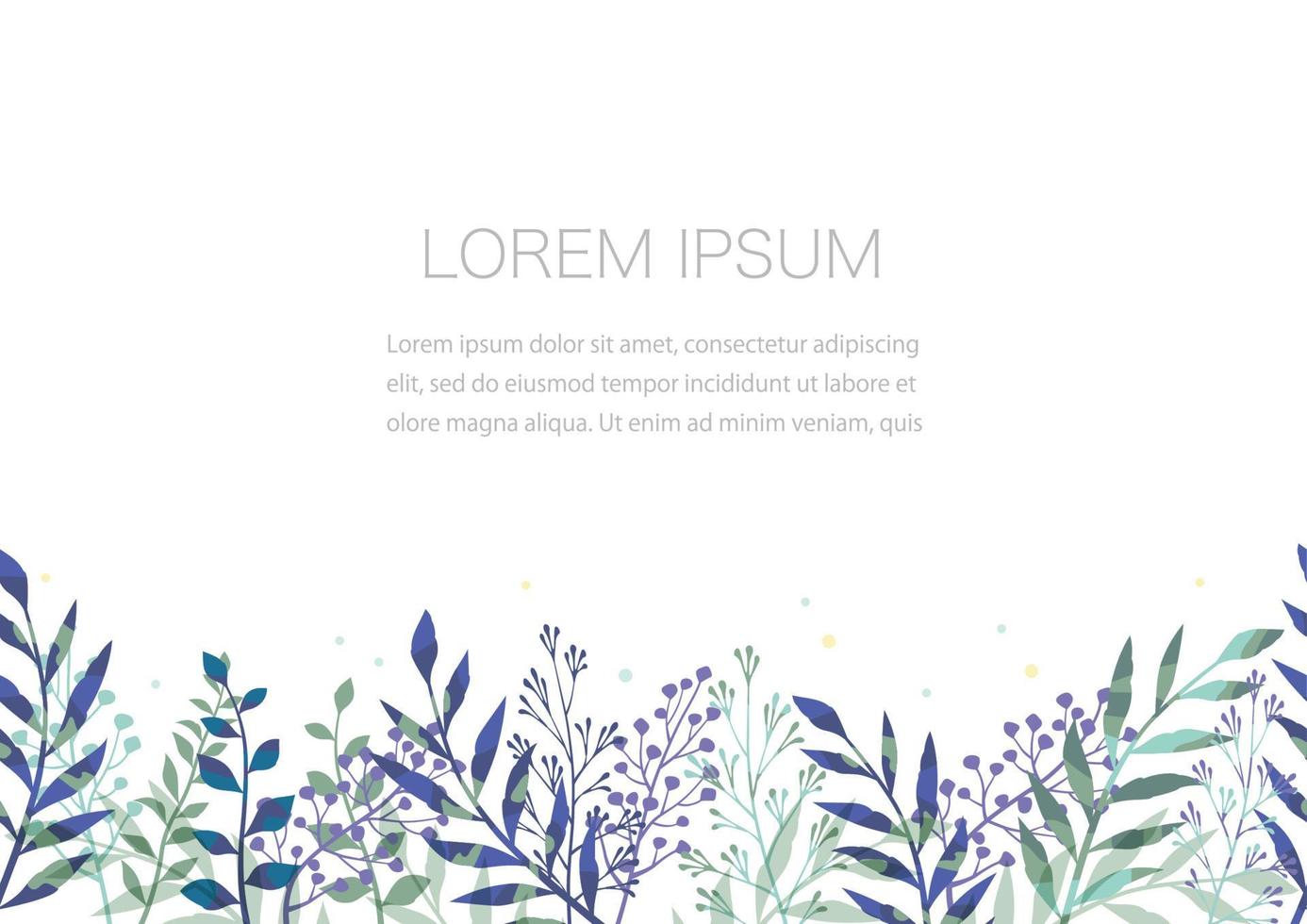 Seamless Floral Background Isolated On A White Background, Vector Illustration. Horizontally Repeatable.