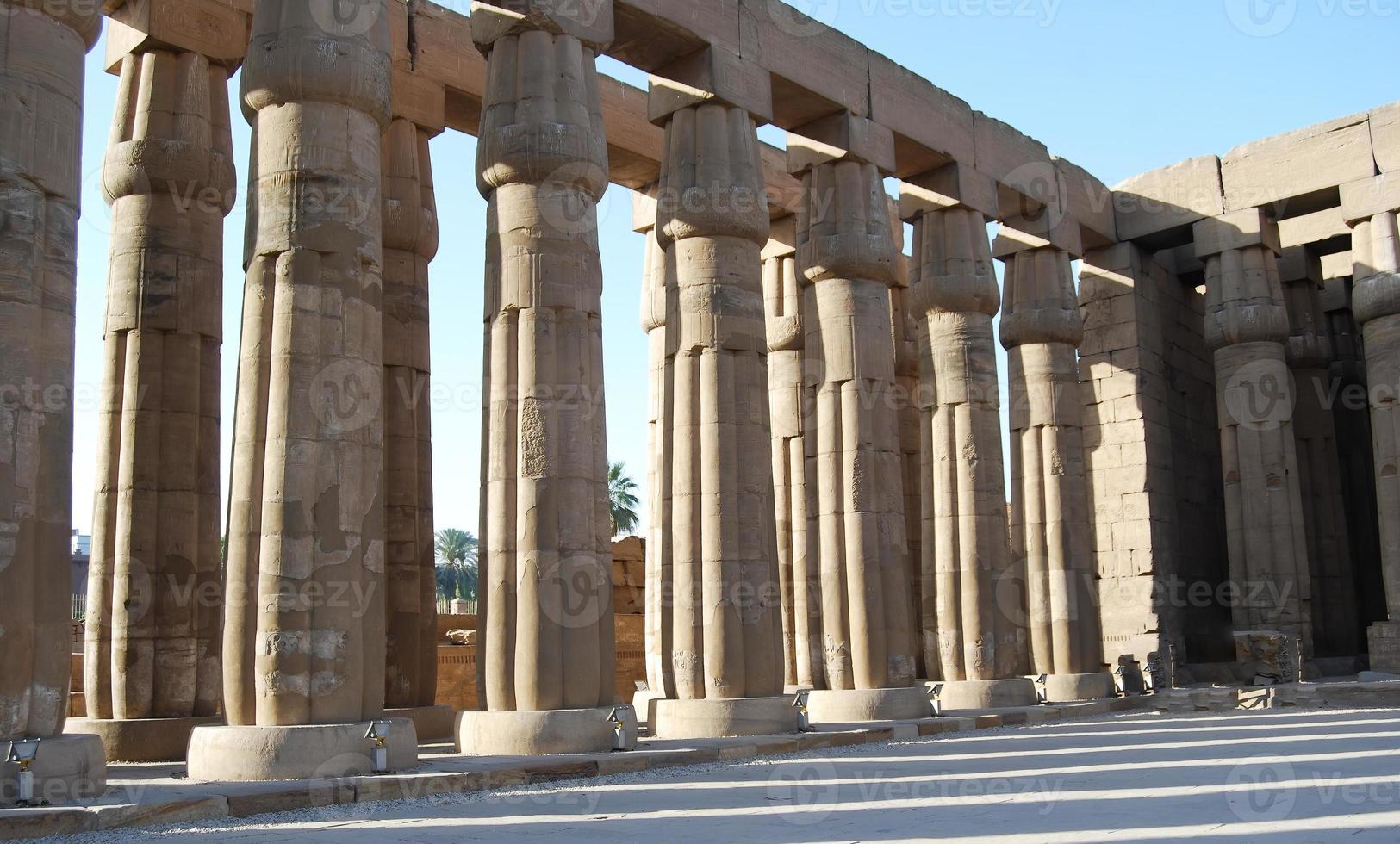 Colonnade of Amenhotep III at Luxor Temple. Egypt photo