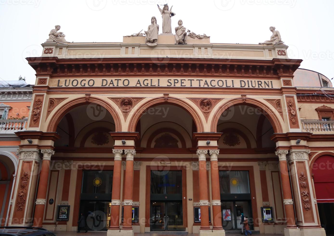 The largest theater building of Bologna Arena Del Sole  Bologna, Italy. photo