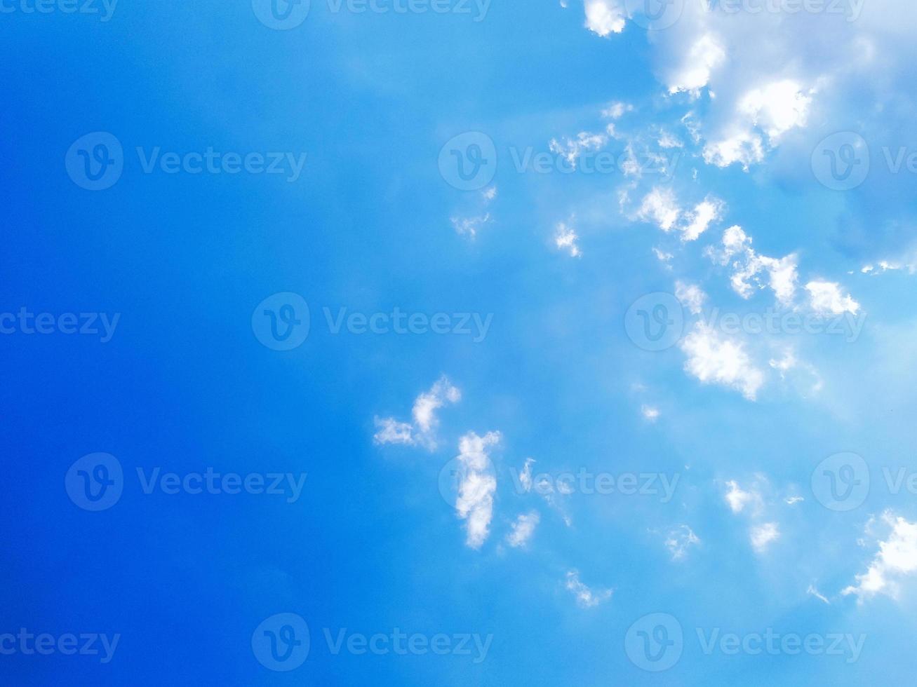 blue sky with cloud background. Selective focus. Copy space photo