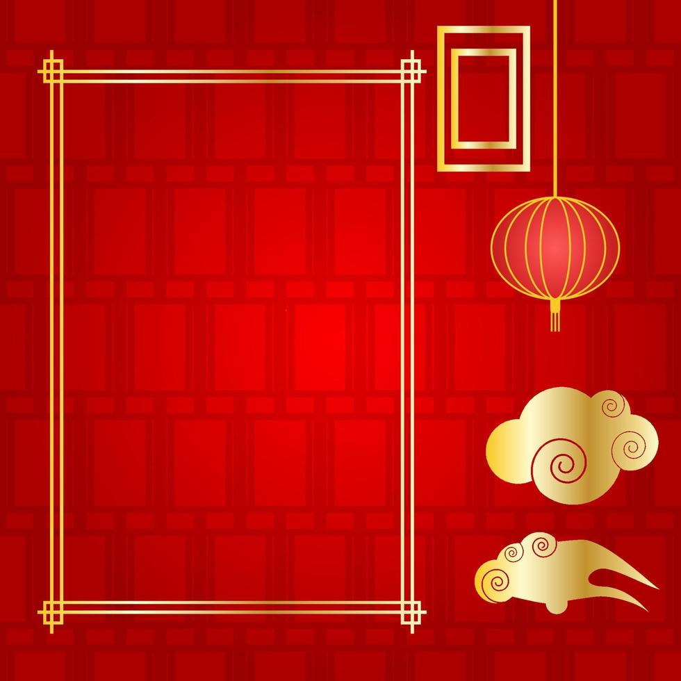 plantilla de paquetes de año nuevo chino vector