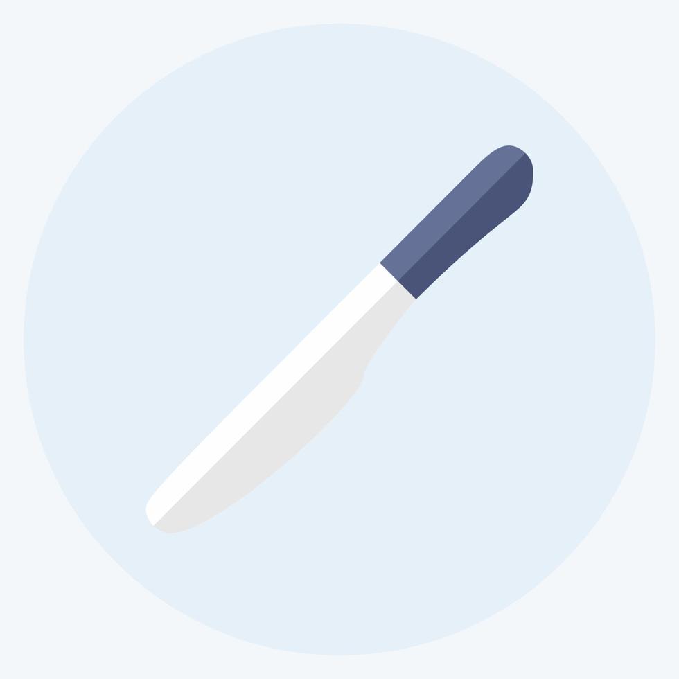 Icon Knife - Flat Style - Simple illustration,Editable stroke good for education vector