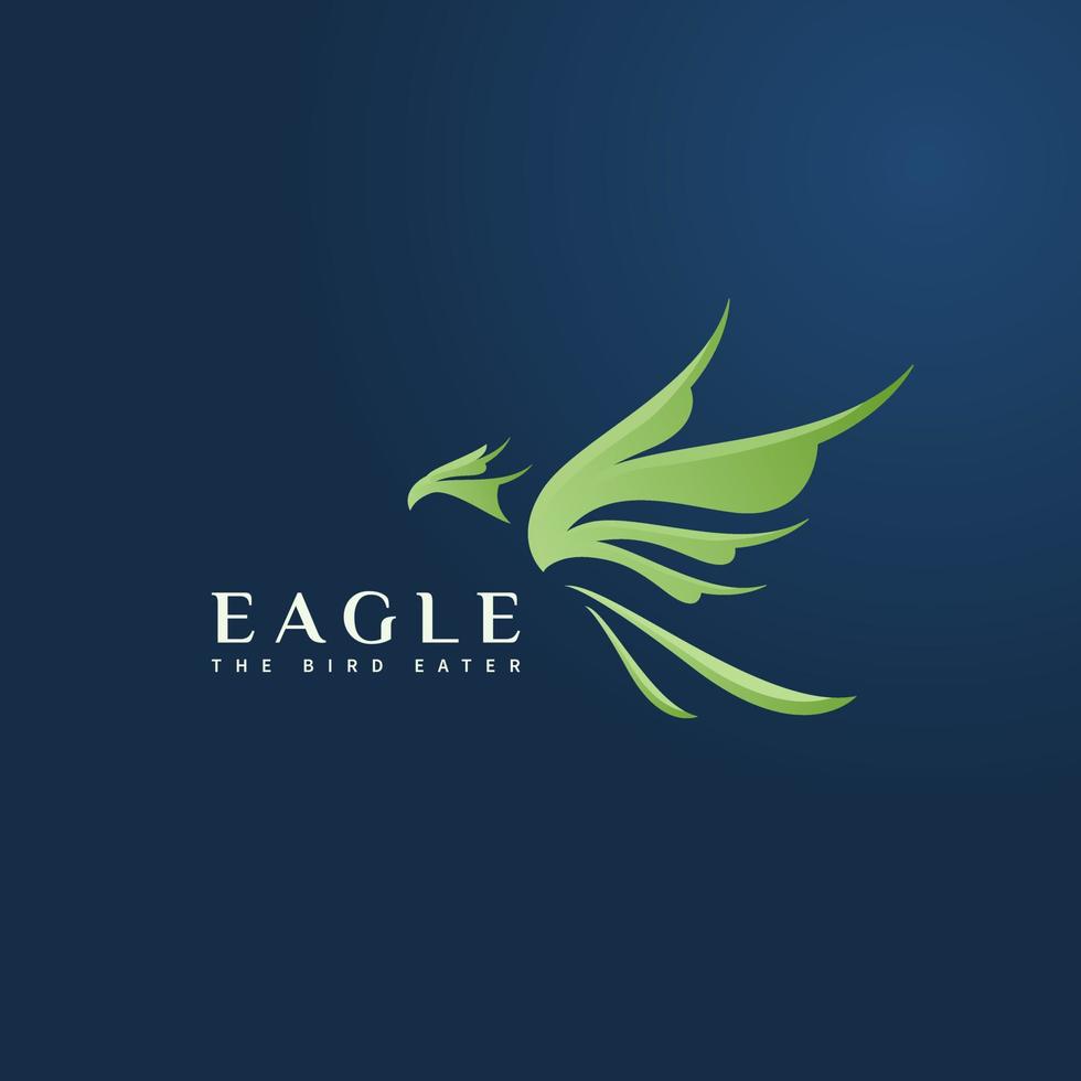 Modern eagle logo vector