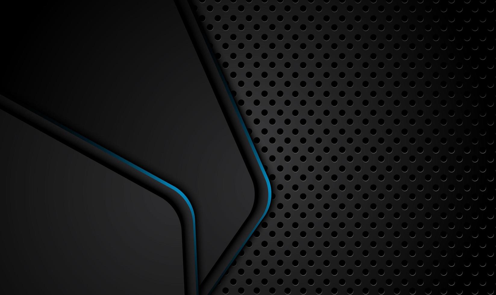 Black blue background. vector