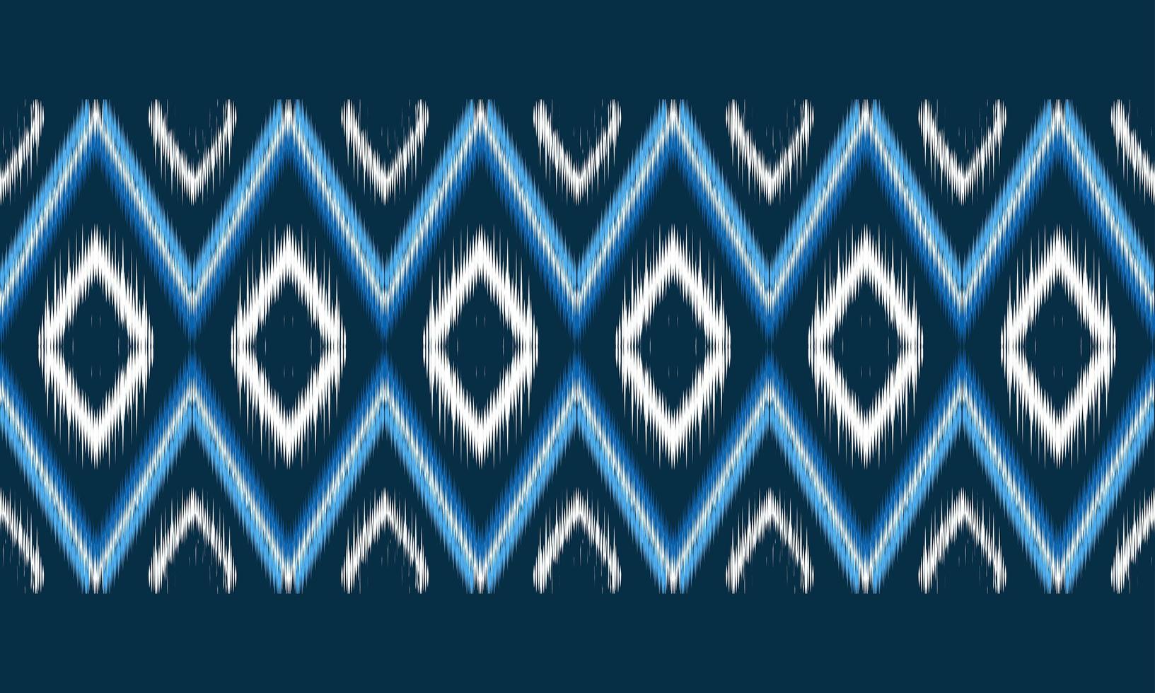 Geometric ethnic oriental ikat pattern traditional Design for background,carpet,wallpaper,clothing,wrapping,Batik,fabric,Vector illustration.embroidery style. vector