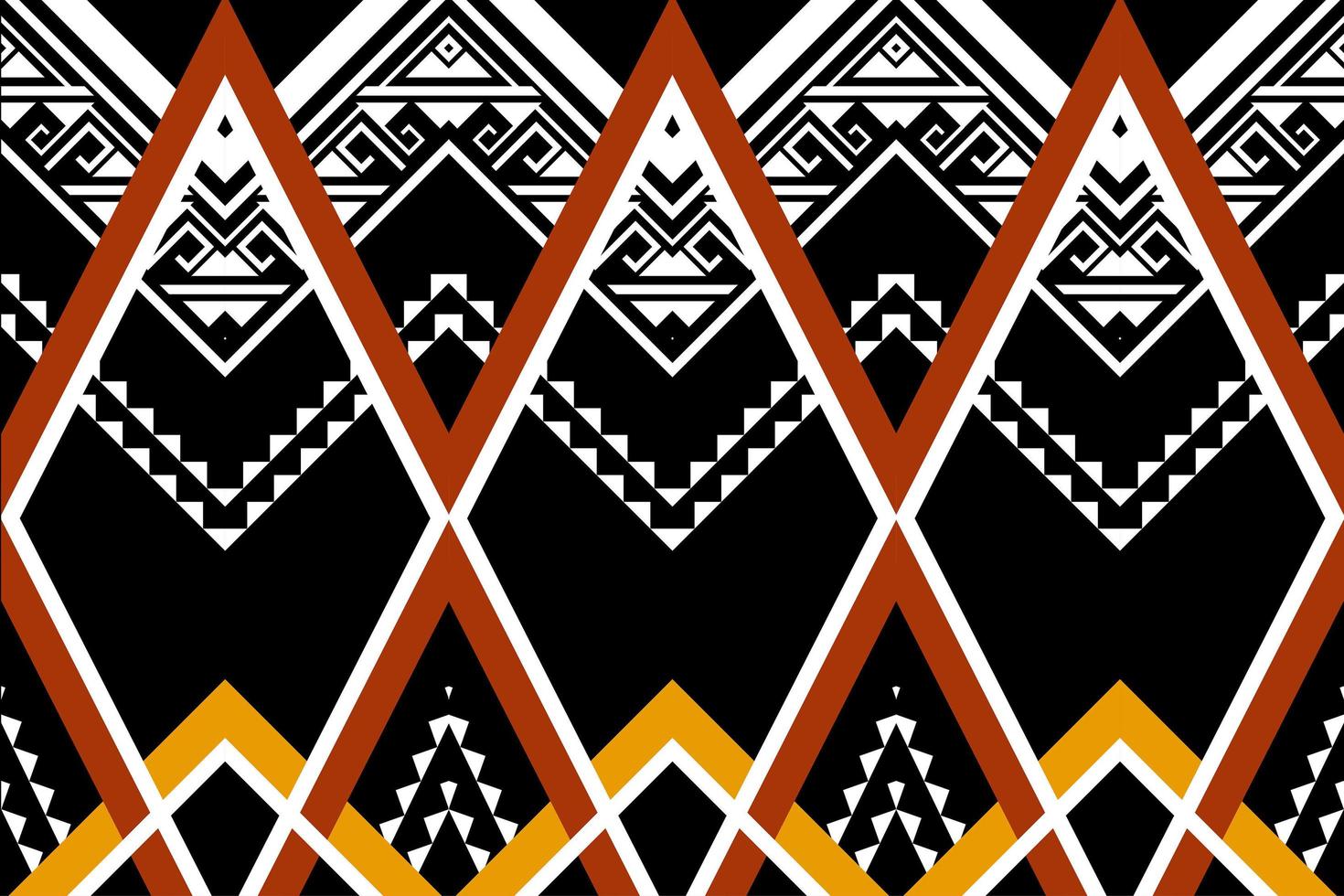 patrón étnico geométrico oriental. patrón sin costuras. diseño para tela, cortina, fondo, alfombra, papel tapiz, ropa, envoltura, batik, tela, ilustración vectorial. patrón de orzuelo vector