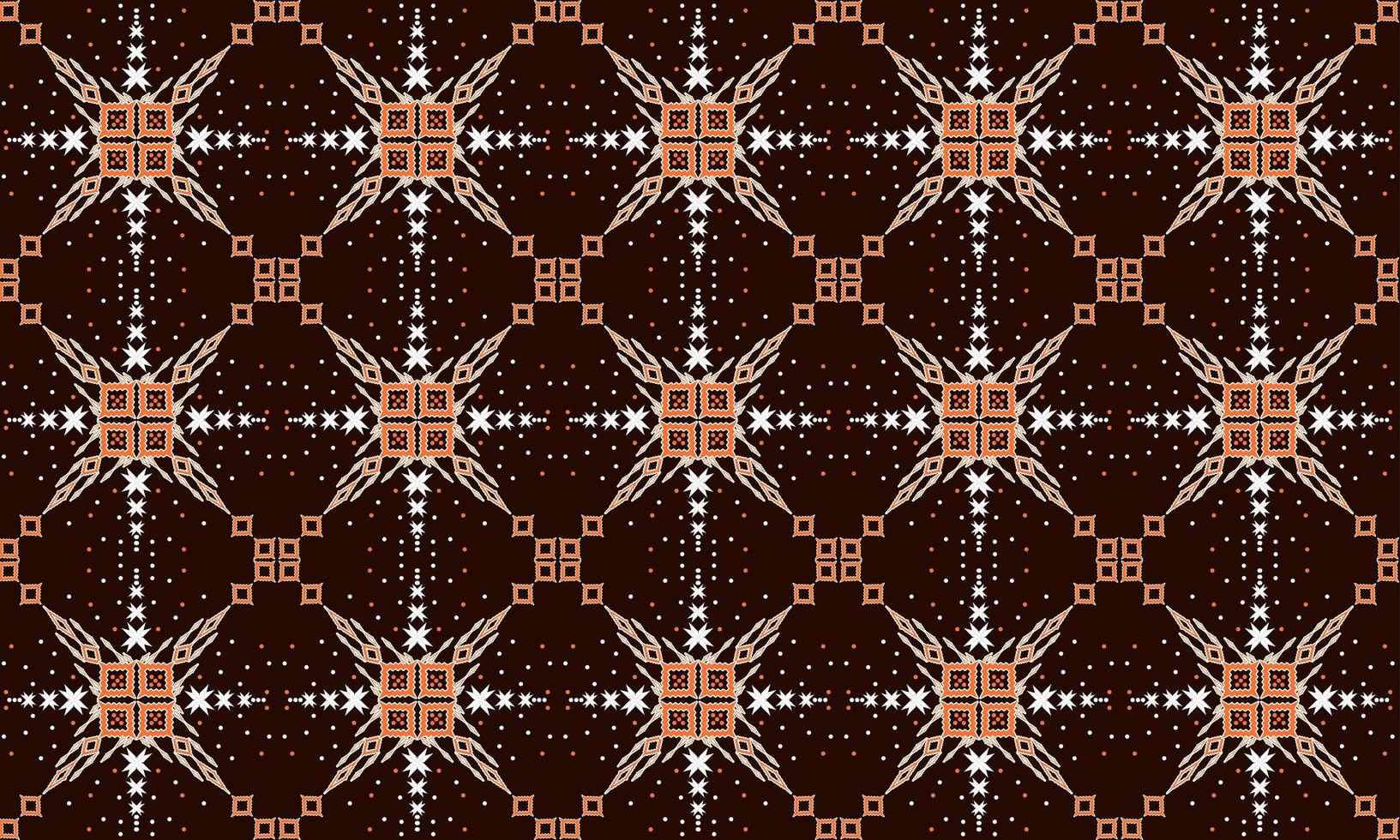 Geometric ethnic oriental seamless pattern traditional Design for background,carpet,wallpaper,clothing,wrapping,Batik,fabric,Vector illustration.embroidery style. vector