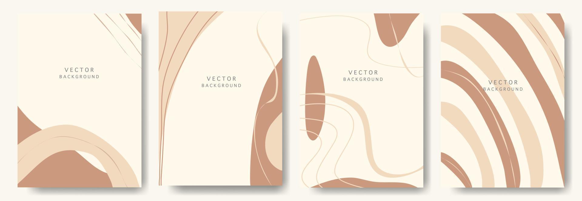 fondos abstractos modernos. estilo minimalista de moda. varias formas configuran plantillas de diseño buenas para la tarjeta de fondo saludo papel tapiz folleto volante invitación y otros. ilustración vectorial vector