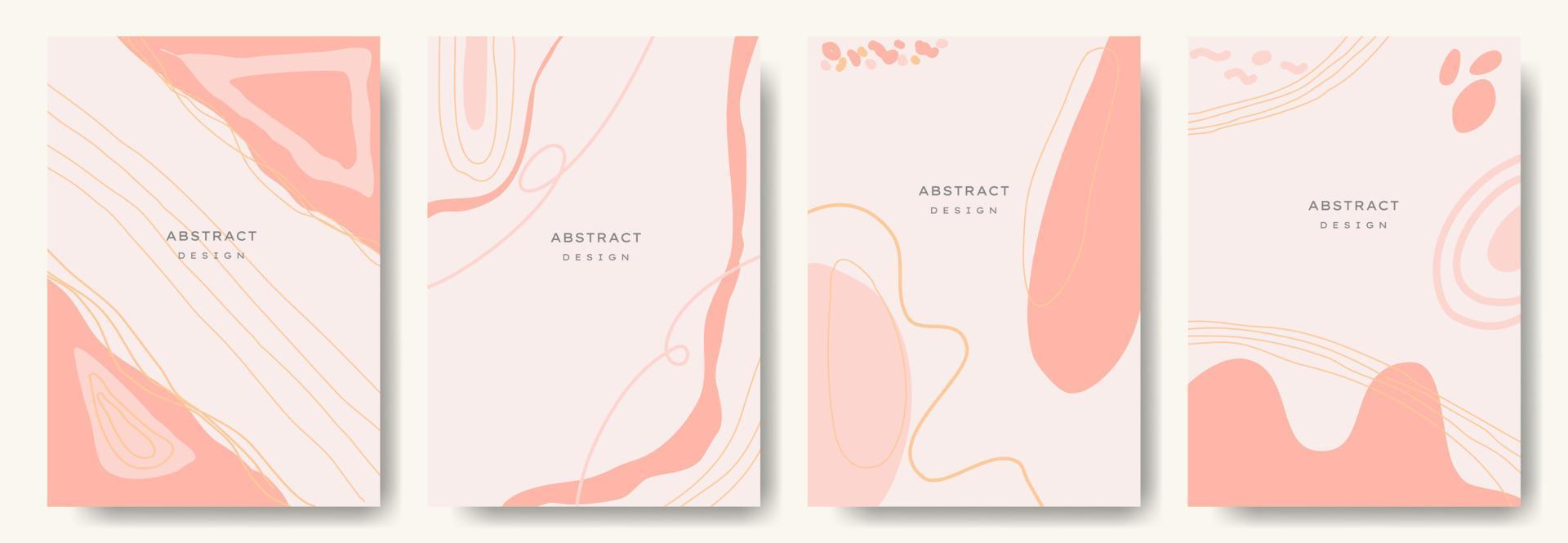 fondos abstractos modernos. estilo minimalista de moda. varias formas configuran plantillas de diseño buenas para la tarjeta de fondo saludo papel tapiz folleto volante invitación y otros. ilustración vectorial vector