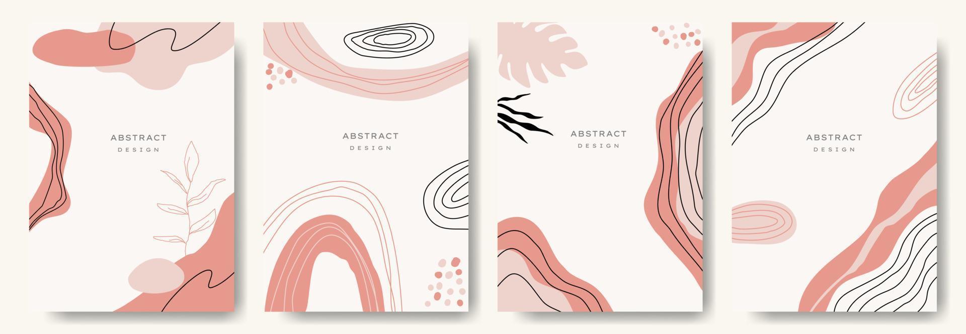 Modern abstract backgrounds.minimal trendy style. various shapes set up design templates good for background  card greeting wallpaper brochure flier invitation and other. vector illustration