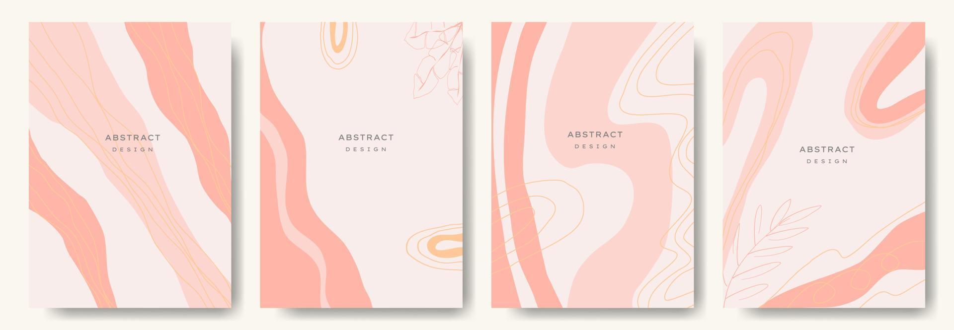 fondos abstractos modernos. estilo minimalista de moda. varias formas configuran plantillas de diseño buenas para la tarjeta de fondo saludo papel tapiz folleto volante invitación y otros. ilustración vectorial vector