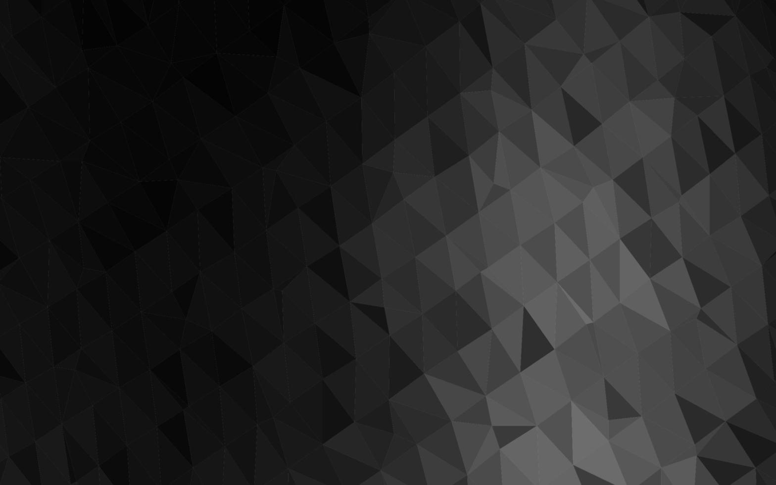 Dark Silver, Gray vector blurry triangle template.