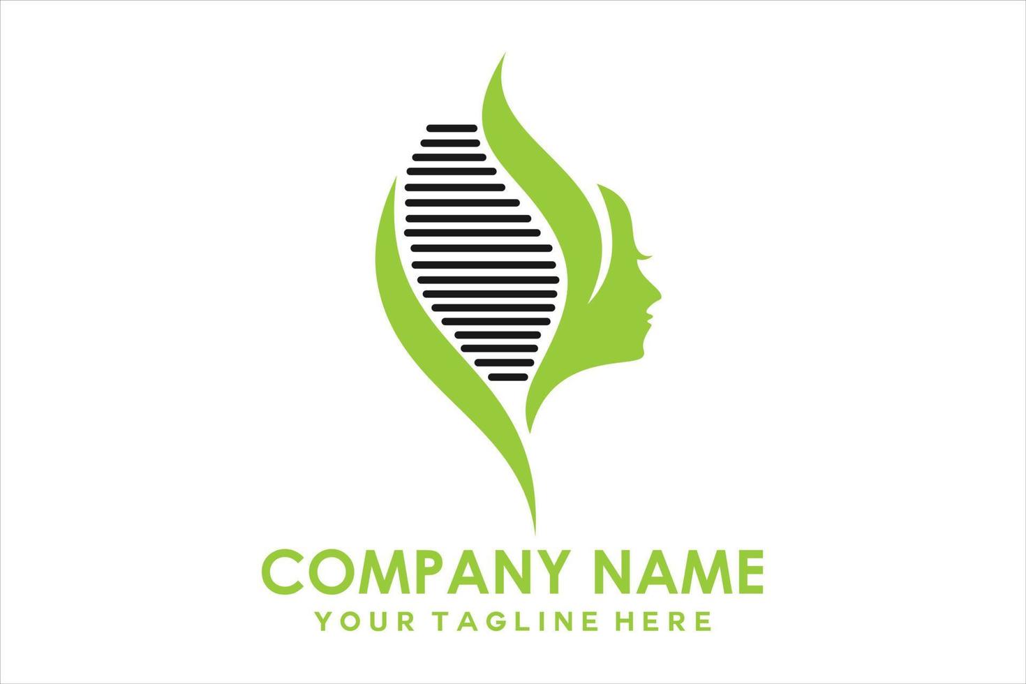 logo for facial beauty vector