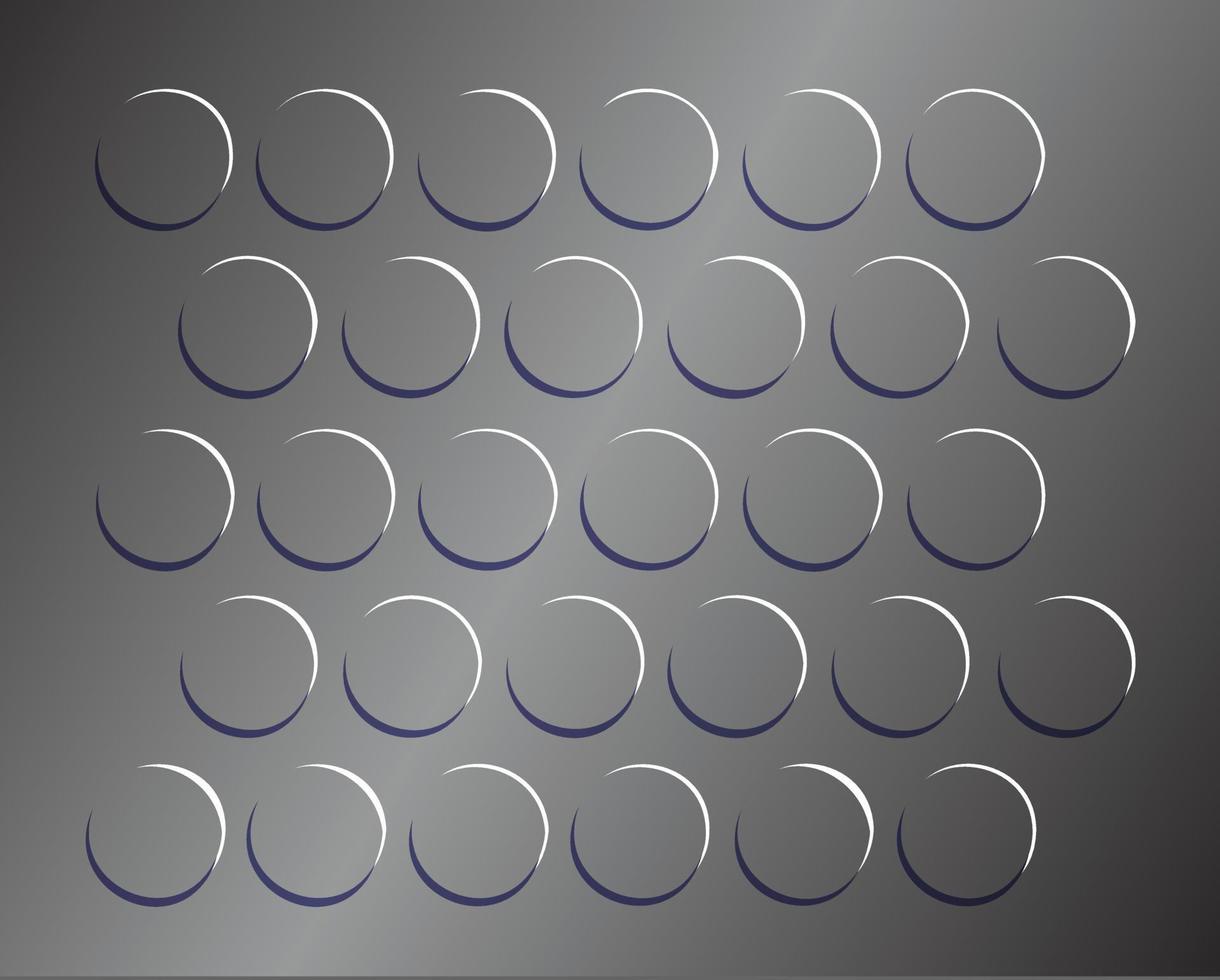 background The round pattern texture on the rubber mats vector