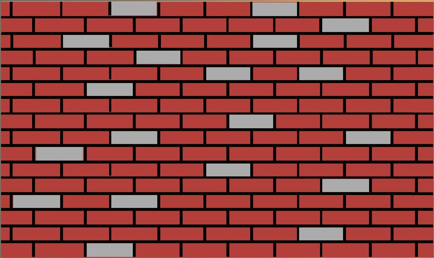 Brick wall background vector