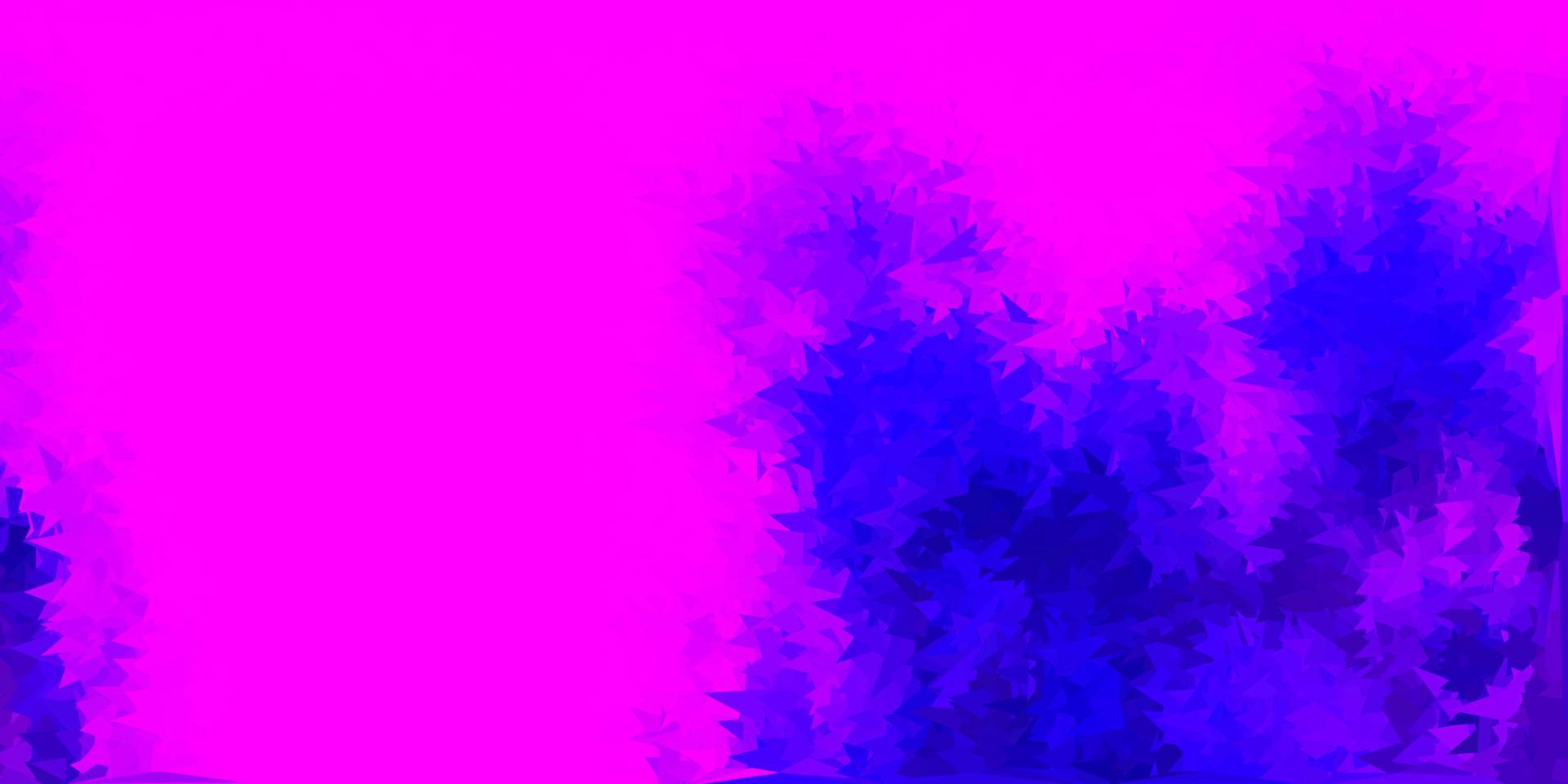 Fondo de pantalla de polígono degradado vectorial púrpura oscuro. vector