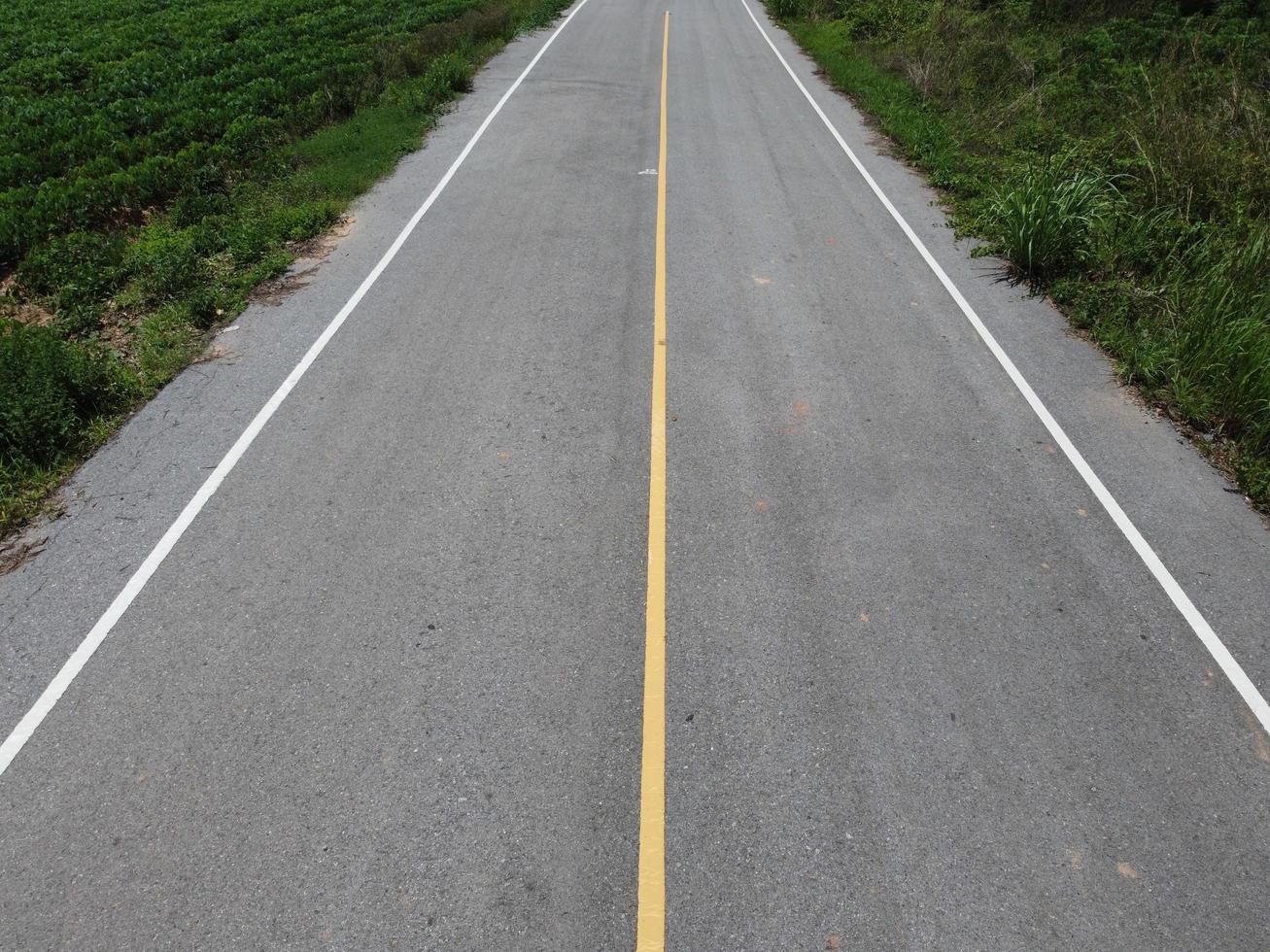 Concept of travel and transportation, aerial photography of country roads. photo