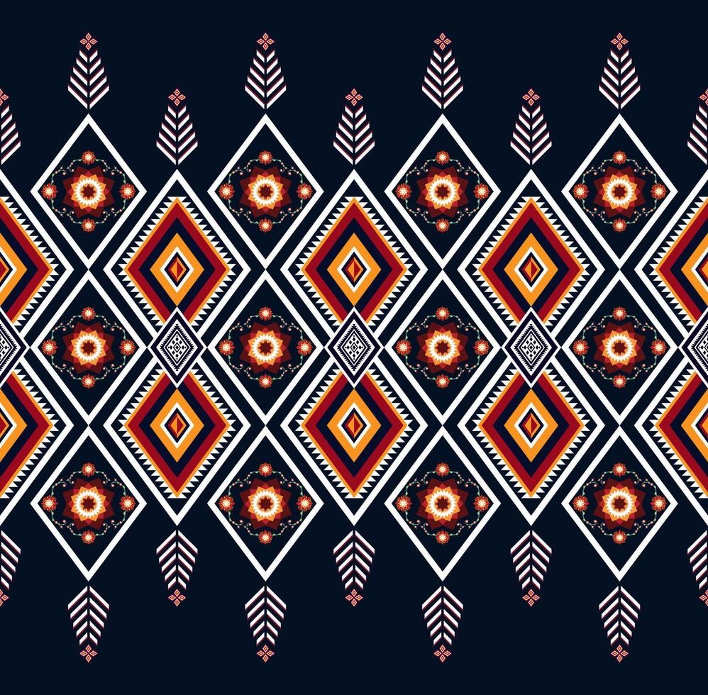 Ethnic pattern vector background. seamless pattern traditional.