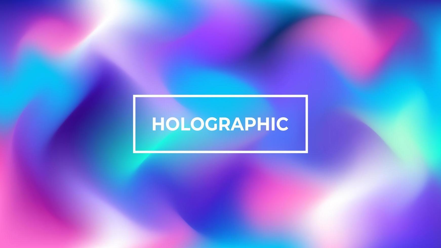 Colorful Abstract Holographic Background vector