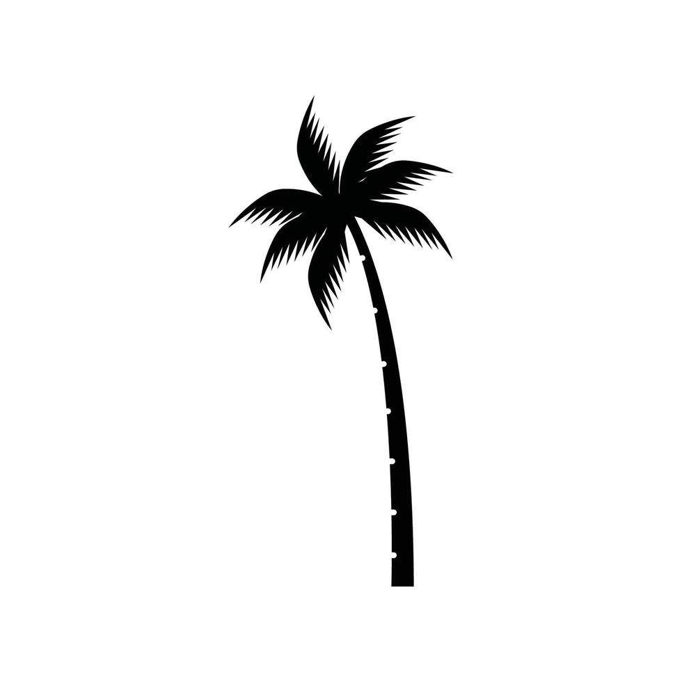 coconut tree icon vector illustration