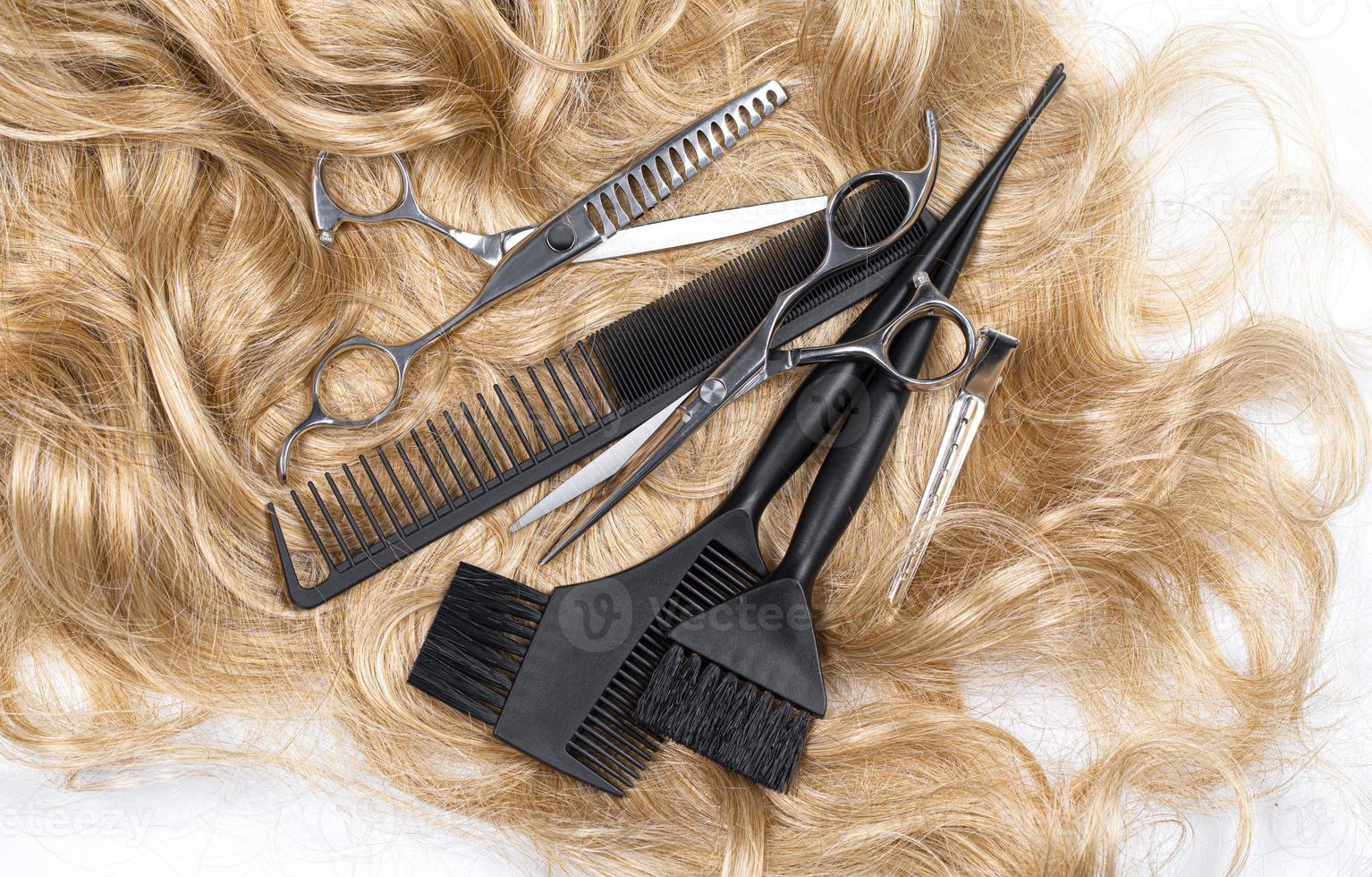 Professional hairdresser tools, photo