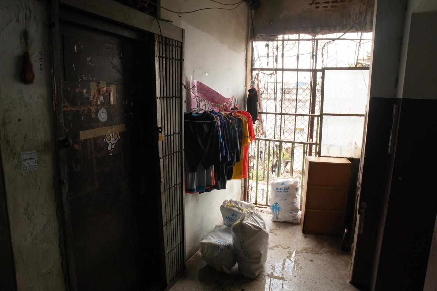 Bangkok, Thailand, Oct 09, 2020 - Old building in Chinatown area photo