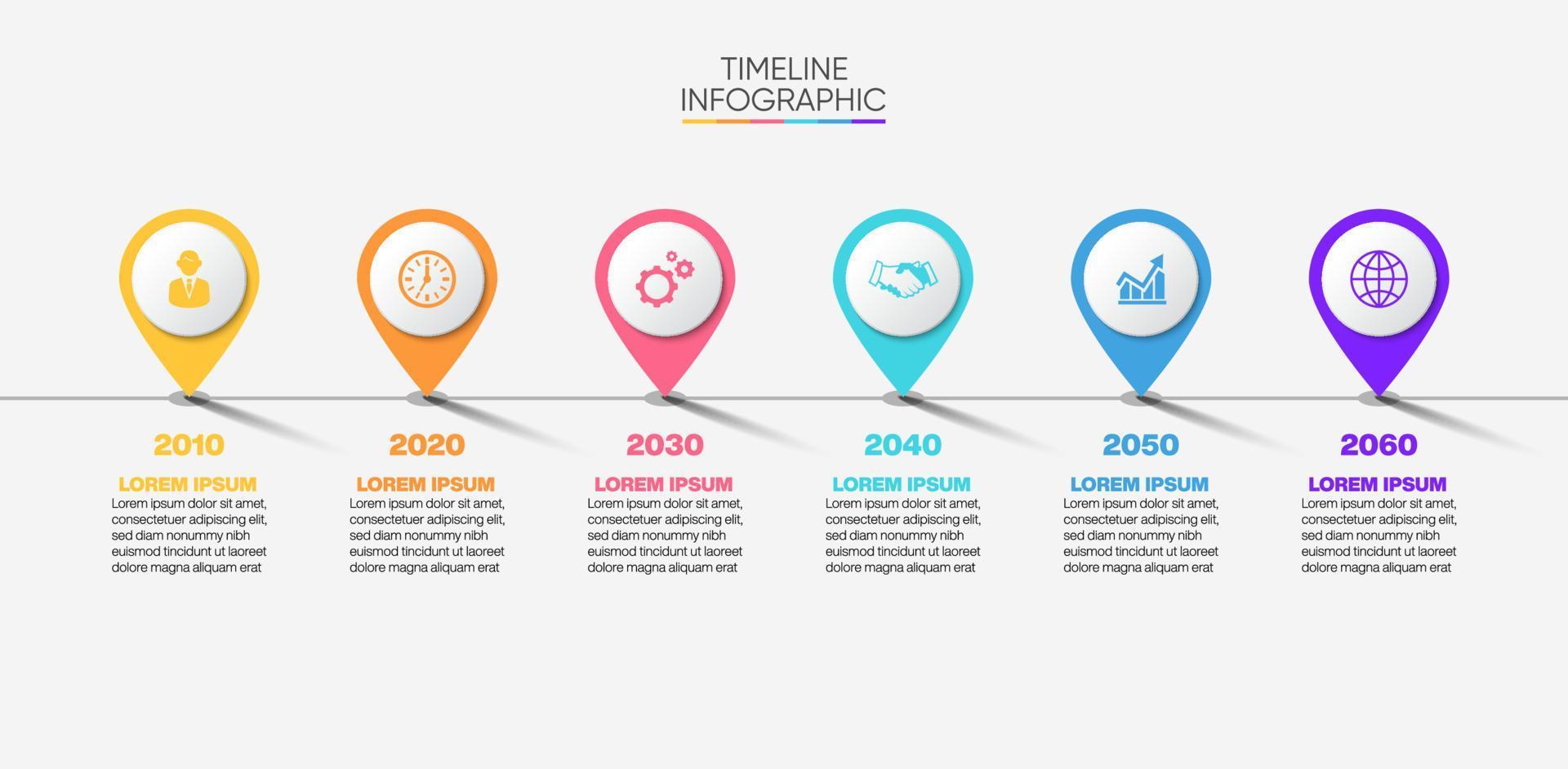 Presentation business infographic template vector